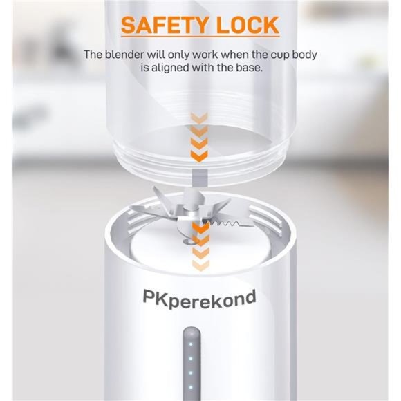 Portable Blender , Personal Mini Blender with 6 Blades, 16 Oz - Picture 5 of 5